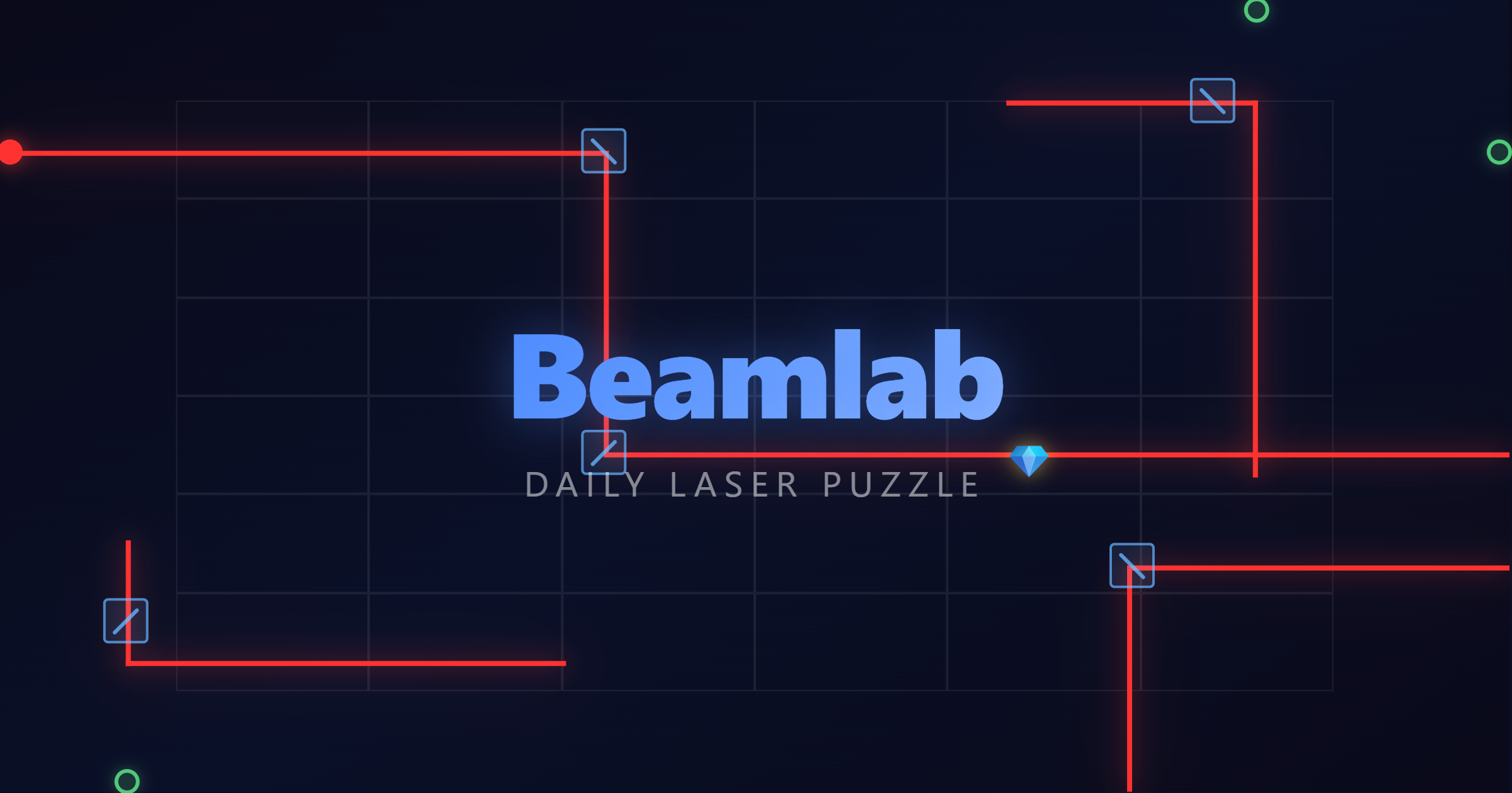 Beamlab daily laser puzzle game
