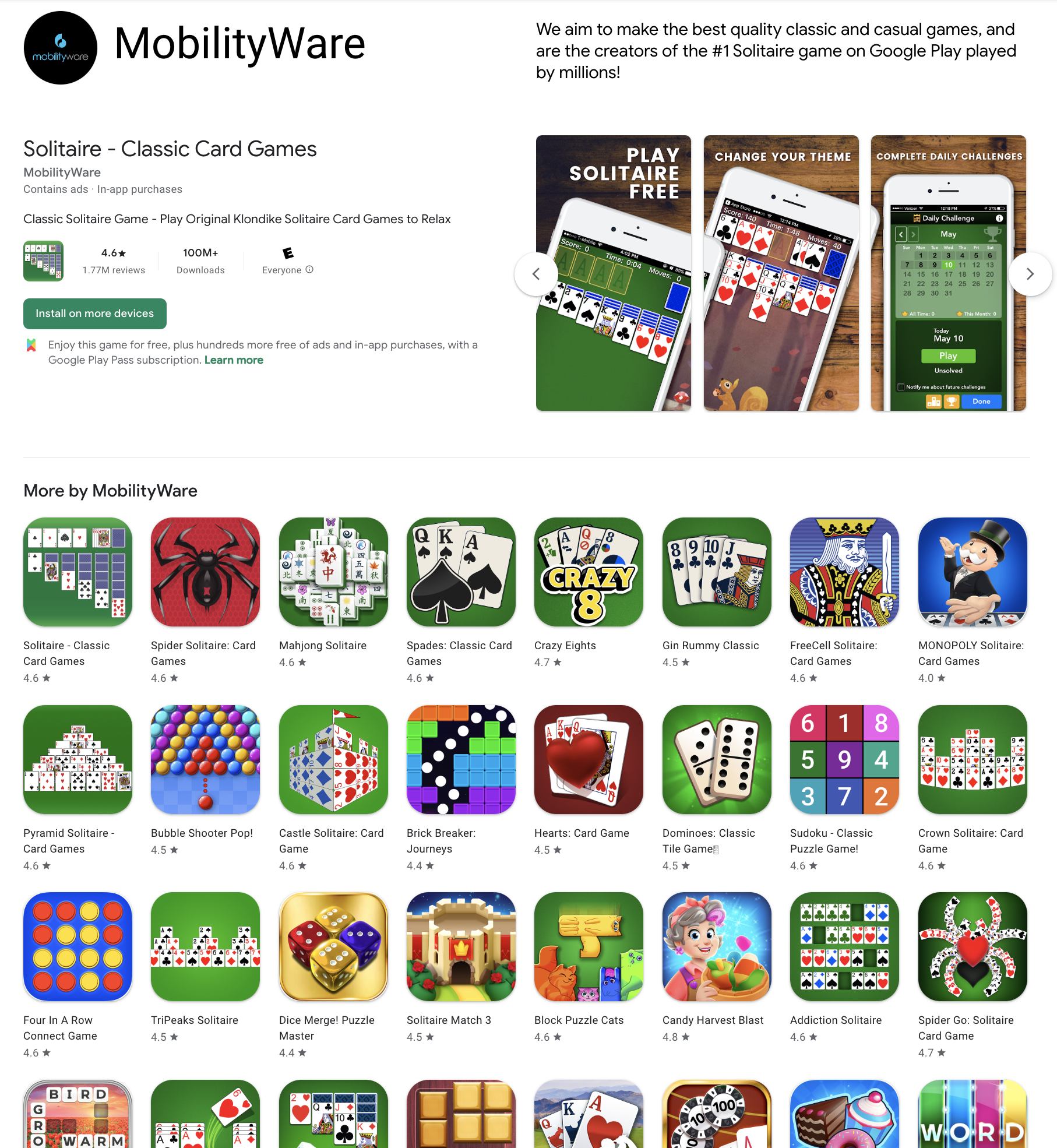 Image of Mobilityware Google Store